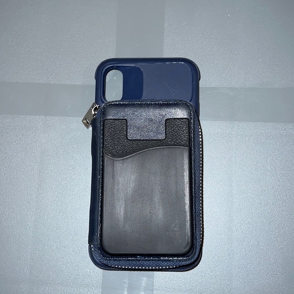 iPhone 11 Pro Max XS XR SE2020 Zipper Leather Wallet Case Card Holder Cover Used - Picture 7 of 15